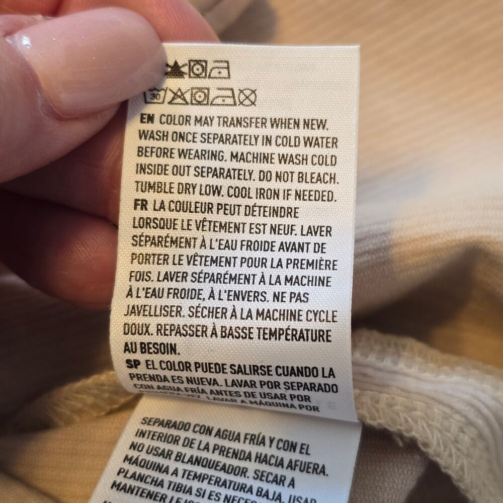 American Eagle Mini Skirt/Skort Womens Size 6 Tan Corduroy Stretch Academia - Picture 5 of 10